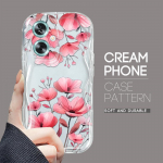 Armas koomiksimustriga kreemjas tekstuuriga korpus, lainelise servaga pehme silikoonkaanega telefoni&uuml;mbris OPPO Reno Realme jaoks OPPO Reno11 F 5G