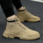 S&uuml;gises uued k&otilde;rge &uuml;laosaga t&ouml;&ouml;jalatsid meeste platvormiga poolsaapad Moodsad kvaliteetsaapad &otilde;uesaapad Zapatos De Hombre 44