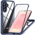 Coque de Protection - BOOLING - Samsung Galaxy S25 FE - Int&eacute;grale Double Face - Antichoc - Bleu Marine