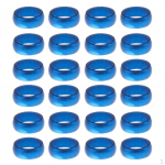 24 Pcs Flights O Rings - Spare Gripper Ring Aluminum Washers 4.5 mm