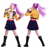 Superstaar Laulja Tantsija Peokleit Kost&uuml;&uuml;m Lastele T&uuml;drukutele Halloween J&otilde;ulud S&uuml;nnip&auml;evakingitused Rollim&auml;ng Cosplay &Uuml;likond 130cm