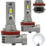 2 tk H9 LED-pirnid 12-24V CANBUS CSP Valge, v&otilde;imas 5000lm Uudsus Off-Road