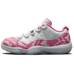 Air Jordan 11 Retro Low Roosa Madu Nahast Naiste Tossud Valge Must-Roosa AH7860-106 39