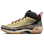 Jayson Tatum x Air Jordan 37 PF T&auml;toveeringuga Unisex Tossud Beež Hele-Vanill Must DZ0811-200 38