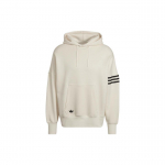 Adidas Originals Kolmeleheline Logo Prindiga Triibuline Kapuutsikleit Pikkade Varrukatega Meeste Kapuutsikleit Beež HM1870 XL