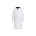 Adidas Puhvis Pikk Sulgjope 530 Logotr&uuml;kiga Spordikasuaalne Kapuutsiga Sulgjope Meeste Jope Valge IV7559 L white