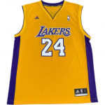 Adidas X NBA koost&ouml;&ouml; Los Angeles Lakers Kobe Bryant Mugav 24 S&auml;rk Korvpalli Tanktop Unisex Topid Kollane U08874 2XL