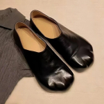 Mood 2025 Uus stiil Kassik&uuml;&uuml;nised Nahast Balleriinad &Uuml;hev&auml;rvilised Slip-on Vabaaja Kleitkingad Armsad T&uuml;drukute Mood &Uuml;limalt Mugavad Spetsiifilise Disainiga Kingad 35