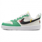 Nike Court Borough Mugavad igap&auml;evased libisemiskindlad vastupidavad madalad laste tossud Laste tossud Valge Roheline HF5750-101 38.5