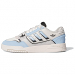 Adidas Originals Drop Step 2.0 Mugavad Klassikalised Libisemiskindlad Vastupidavad Madalad Rula Kingad Unisex Tossud Sinine Must Valge JI2073 36