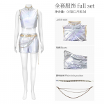 Anime Kost&uuml;&uuml;m Kpop Huntrix Rumi Cosplay Kost&uuml;&uuml;m Parukas Kpop Deemonik&uuml;tid &Uuml;htne Halloweeni Peokost&uuml;&uuml;m Naisele S punane