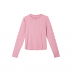 Nike Dri-Fit One Klassikaline seeria Hingav Kiiresti kuivav &Uuml;hev&auml;rviline Mugav Pehme Pikkade varrukatega T-s&auml;rk Naiste topid Roosa FN2802699 M