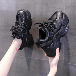 Tursked naiste tossud, sisemised tossud, nahast vabaaja valged naiste kingad platvormkingad Naiste tossud Zapatillas Mujer 43