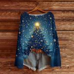 Naiste Mood &Uuml;mara Kaelusega Pikkade Varrukatega J&otilde;ulutr&uuml;kiga Vabaaja Pullover Kampsun Top XL
