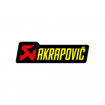 AKRAPOVIC P-HST1AL kuumakindel summuti kleebis 7,1 x 2,1 tolli (180 x 53 mm), Alumiiniumist 180x53mm
