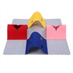 4-in-1 Vildist Kassi Tunnel Interaktiivne M&auml;ngumaja Aukudega Kokkupandav Kassi Tegevusm&auml;ngumatt Siseruumides Rikkuse jaoks Kriimustuskindel Lemmiklooma Tunnel mitmev&auml;rviline