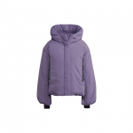 Adidas Myshelter Cold.Rdy Jakk V&auml;rviplokk Logoga Kapuutsiga Puhviparkakki Naiste Jakk Lilla HZ5700 M