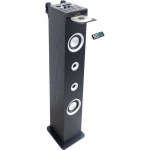 Inovalley HP49CD - Bluetoothi torn - CD-m&auml;ngija ja karaokefunktsioon - 100W - FM-raadio - USB-port - Aux-in sisend - Must