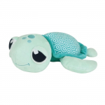 Ma Petite Carapace Peluche Tortue Lumineuse Naturelle +/- 25 cm - JEMINI - Chargeable &agrave; la lumi&egrave;re, fonctionne sans pile. sinine