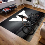 YT Industries elutoa diivan kohvilaud spordidekoratiivne vaip pestavad vaibad m&auml;giratas magamistoa &ouml;&ouml;kapi pehme matt 80x120cm