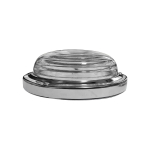 12V LED &uuml;mmargune katuse-laevalgusti tasase alusega, sobib veoautodele, haagissuvilatele, haagistele, bussidele, matkaautodele, paatidele
