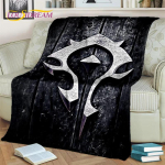 3D World of Warcraft M&auml;ng WOW Lich King DH Tekk, Pehme visketekk Kodu Magamistuba Voodi Diivan Piknik Reisimine Kontor Kate Lapsed 40x50in