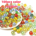 100/200 TK 14mm V&auml;rvilised Klaaskuulid M&auml;nguasi Lapsed Kuulid Jooks M&auml;ng Solitaire M&auml;nguasja Tarvikud Vaasi T&auml;iteaine & Akvaariumi Kodu M&auml;nguasi Kingitus