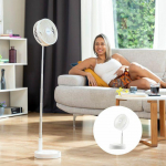 Ventilateur - InnovaGoods - Fandle - Rechargeable - Pliable - 4 vitesses valge