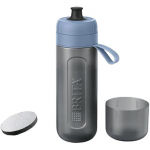 Bouteille de sport BRITA Active Bleu fonc&eacute; 600 ml avec 2 filtres &agrave; microdisque sinine