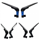 for Yamaha MT01 MT25 MT03 MT125 MT15 MT07 MT09 MT10 Modified motorcycle rearview mirror rotating fixed wind wing reflector C