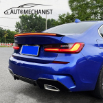 1,1/1,3M s&uuml;sinikkiust LED-tagaspoiler auto &otilde;hutiivaga pagasiruumi huule tiiva v&otilde;idus&otilde;idule tagatiiva katusespoiler universaalne auto taga 1.1m Full Function