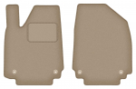 Dywaniki samochodowe prz&oacute;d do: Hyundai ioniq 6 sedan (2022-) beżowe