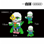 Undertale Mikro Ehitusklotsid Toriel Sans Teemant Koostatud M&auml;ngumudel Koletis Mini Telliskivi Zombi Kuju Laste M&auml;nguasjad Kingituseks No Box