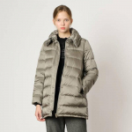 Bcbg Long Down Jacket With Collar B4waf825 Navy (55)/77