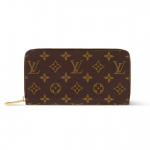 Louis Vuitton Zippy Rahakott Pruun Monogramm L&otilde;uend Naiste Rahakotid M42616 Gift Set(Basic Set+Box+Shopping Bag)