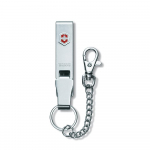 Victorinox eriv&auml;ljaande v&ouml;&ouml;riputi ahelaga ja v&otilde;tmehoidjaga Metallv&ouml;&ouml; H&otilde;bedane r&otilde;ngas, Hoidja, Lihtne, Kerge, Veekindel, Kingitus, [4.1859]