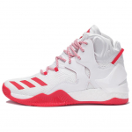 Adidas D Rose 7 High top Basketball Shoes Men's White Red B54132 41⅓