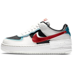 Nike Air Force 1 Low Shadow Bleached Aqua Chile Red Naiste DA4291-100 39