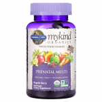 Garden of Life, MyKind Organics, p&otilde;hjalik toidulisand rasedatele, marja, 120 vegan kummikommi