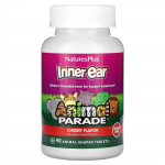 NaturesPlus, Animal Parade, laste sisek&otilde;rv, kirss, 90 loomakujulist tabletti
