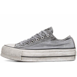 Chuck Taylor All Star Wmns Converse Lift Platform Low 'Smoked Canvas - Grey' Naiste 563112C 42.5 gray