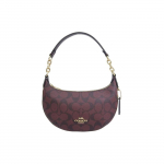 Coach Payton 21 Klassikaline Monogramm T&otilde;mblukuga Poolkuu Kotike Naiste k&auml;ekott Pruun CM273-IMFCG Basic Set (Bag+Dust Bag)