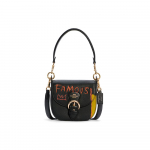 Coach X Jean Michel Basquiat Kleo 17 Graffitimustriga Nahast Sadulakott Naiste &otilde;lakott Must C5663-IMA47 Basic Set (Bag+Dust Bag)