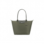 Longchamp Le Pliage Green 31 &Ouml;koloogiliselt S&otilde;bralik L&otilde;uendist T&otilde;mblukuga K&auml;ekott Naiste T&otilde;mblukuga K&auml;ekott Metsaroheline 1899919479 Basic Set (Bag)