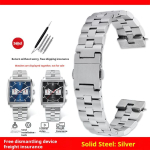 22mm Tag Heuer CBL2111 CBL2115 CBL2180 jaoks Roostevabast terasest kellarihm meeste kellakett Monaco Tahke metallist kellarihm k&auml;ev&otilde;ru Width 22mm h&otilde;be