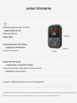 Taixun Action Remote for DJI Action 6/5Pro/4/OSMO 360 HD