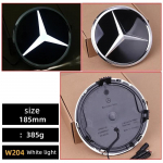 Auto Esiosa Grillitud T&auml;he Embleem LED Valgustusega Logo Valge Valgus Mercedes Benz C117 W204 W205 W213 W253 W166 W176 GLA GLAE jaoks