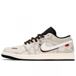 Jordan Air Jordan 1 Libisemisvastased, Kulumiskindlad, Kerged, K&otilde;rgust Lisavad Madalad Vintage Korvpallijalatsid HM3711-144(Meeskond A-) 42.5