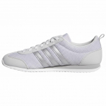 Adidas Vs Jog 2.0 Kangas S&uuml;nteetiline Nahk J&auml;&auml;tis T Kingad Mugavad Mitmek&uuml;lgsed Madala S&auml;&auml;rega Vabaaja Kingad Unisex toss Hall Valge KH7655 35⅔