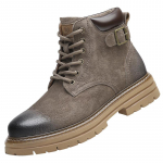 Reisijalatsid V&auml;lisjalatsid Ehtsast Nahast Meeste Pahkluusaapad Paeltega Chelsea Saapad Meestele Luksusbr&auml;nd Paksutallalised Matkasaapad Disainer 38 hall v&auml;rv